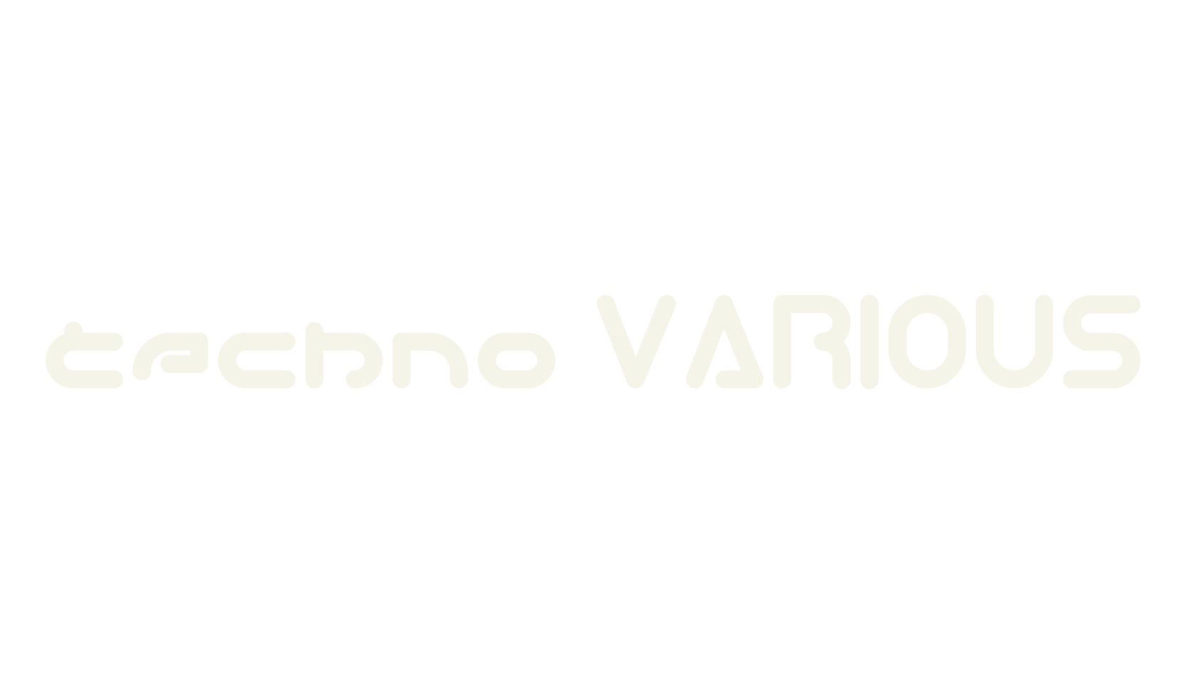 techno VARIOUS, display market font preview