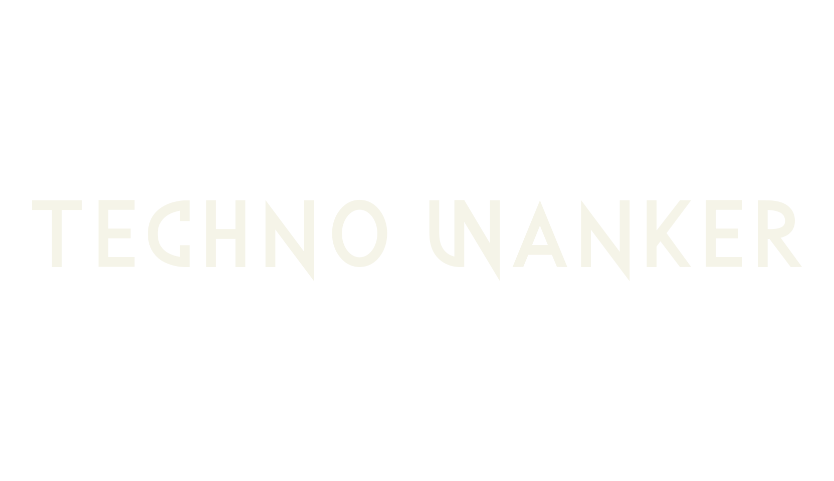 Techno Wanker, display market font preview