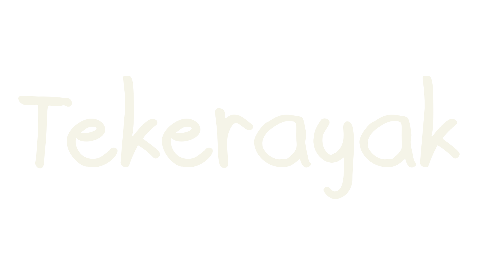 Tekerayak, handwriting font preview