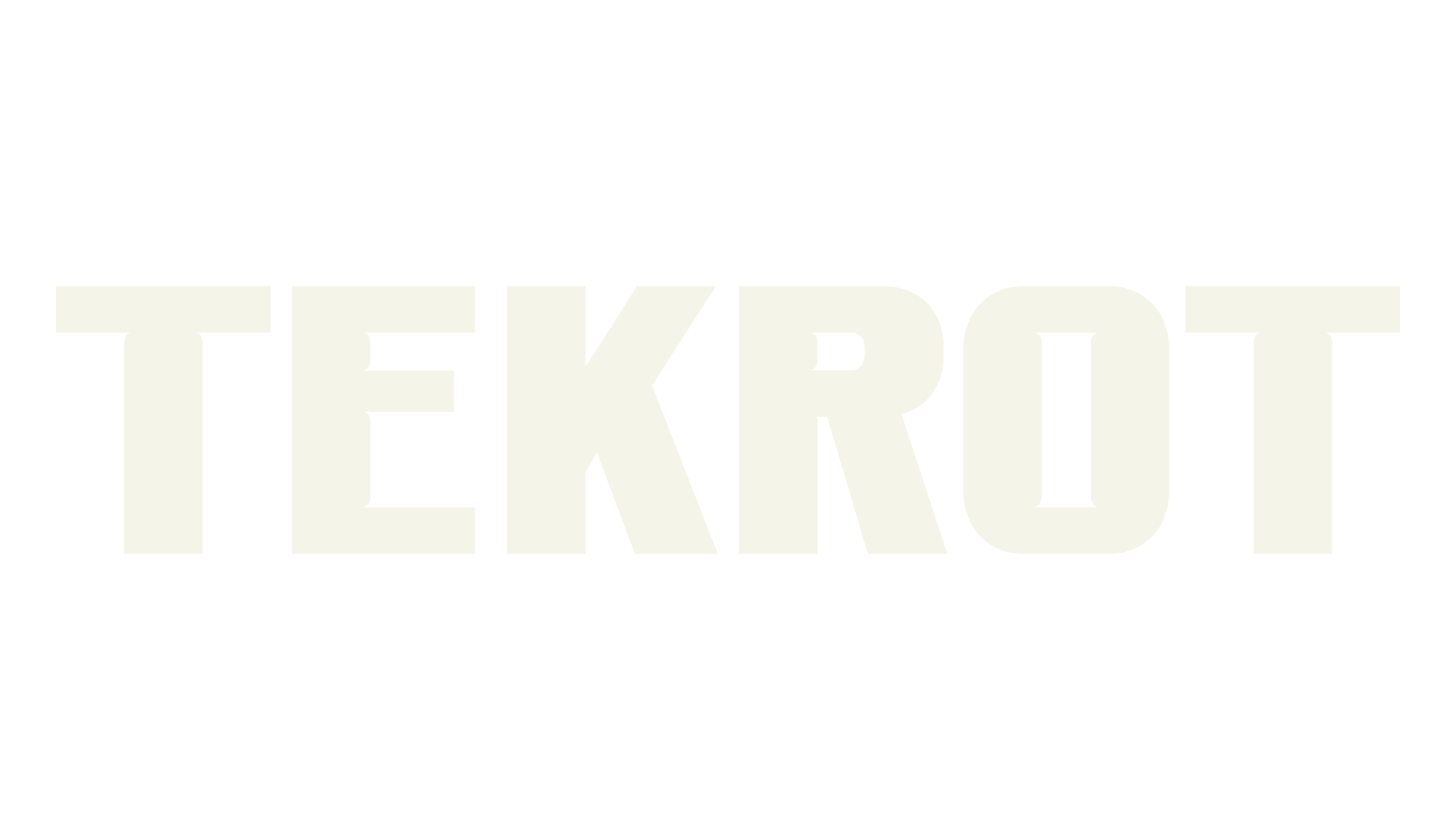 TEKROT, sports font preview