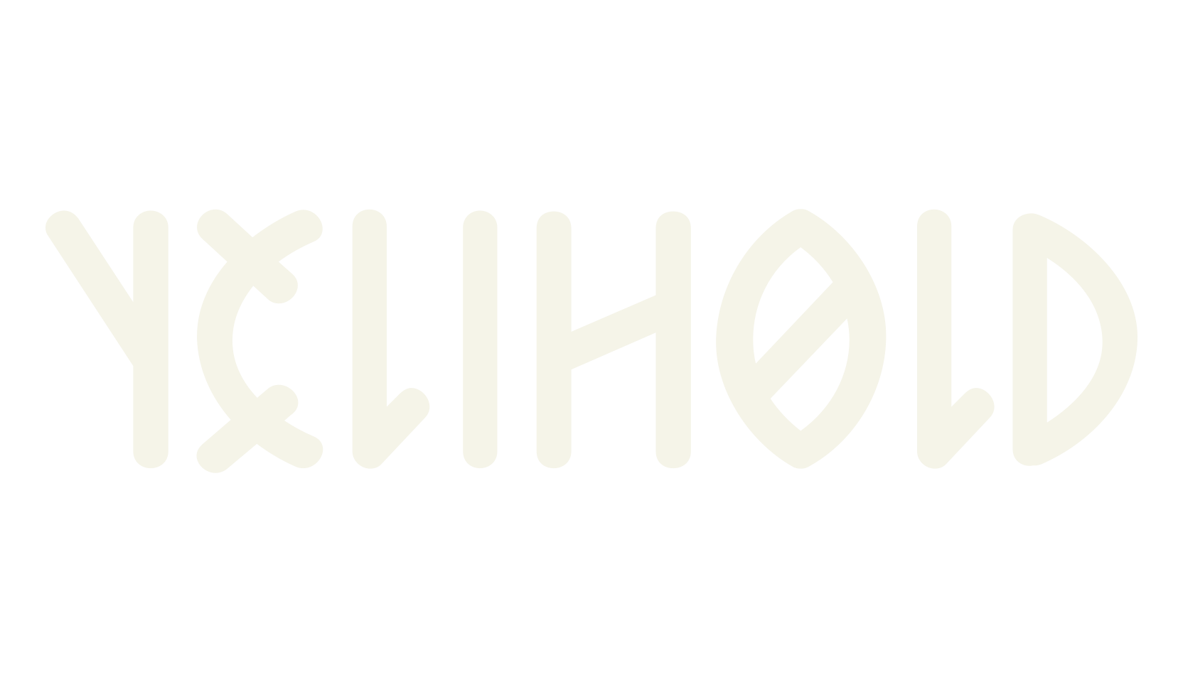 Telihold, rovásírás font preview
