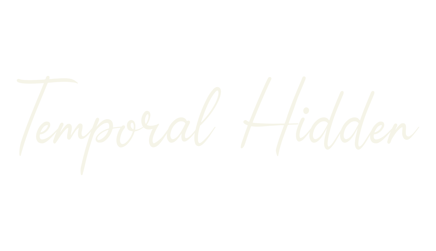 Temporal Hidden, fancy font preview