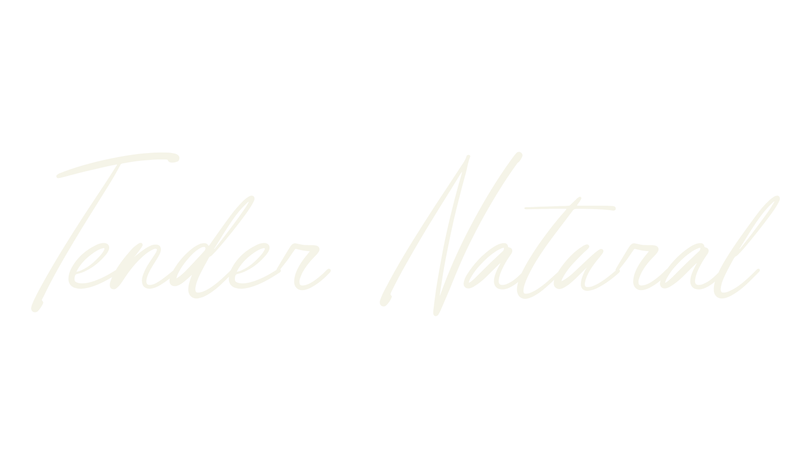 Tender Natural, script font preview