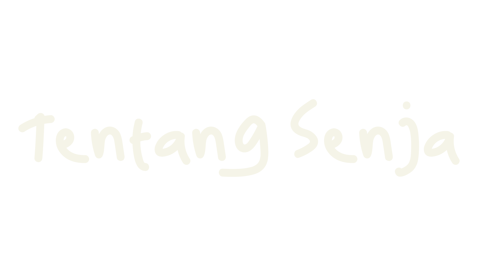 Tentang Senja, cute font preview