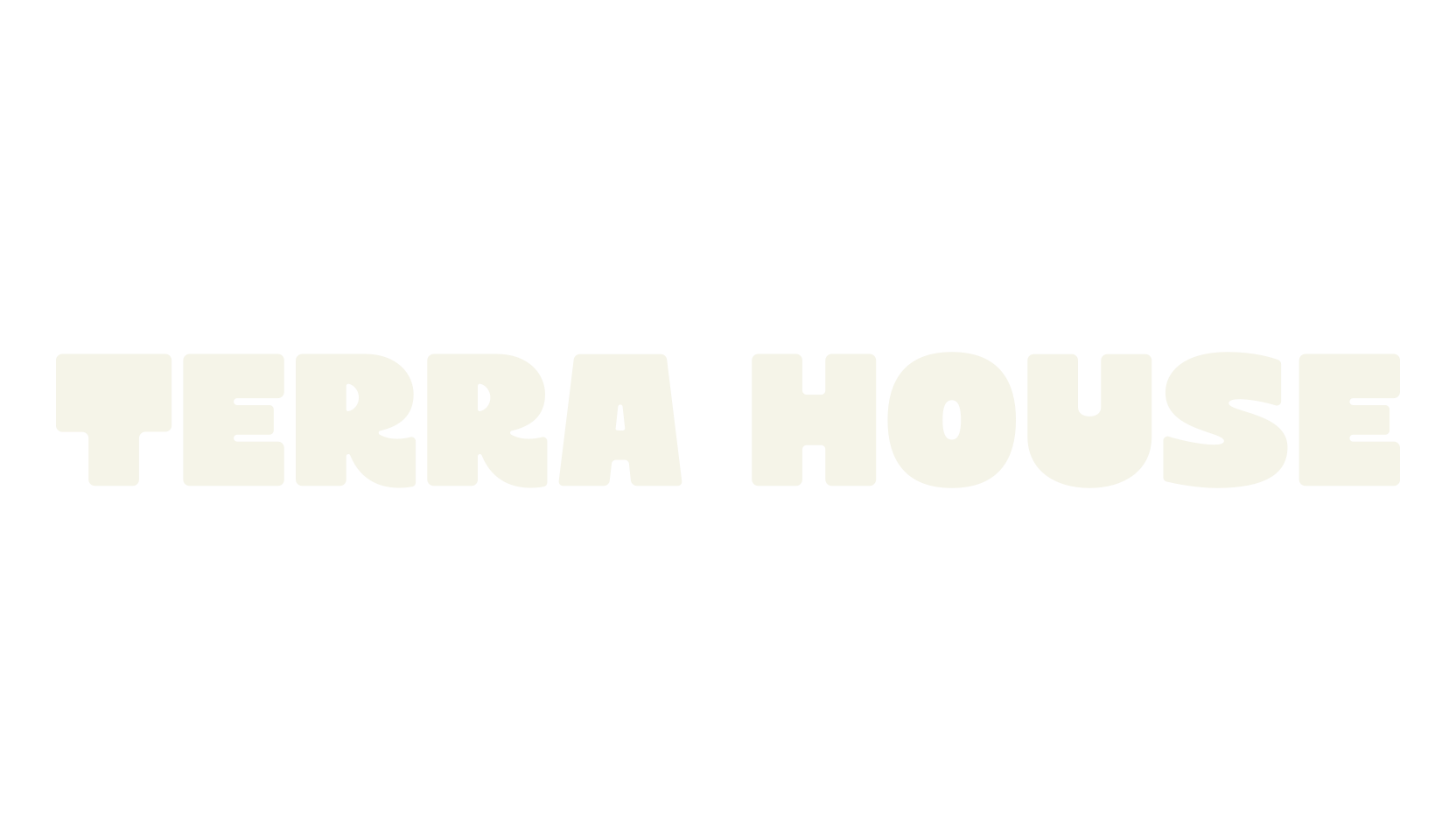 Terra House, bold font preview