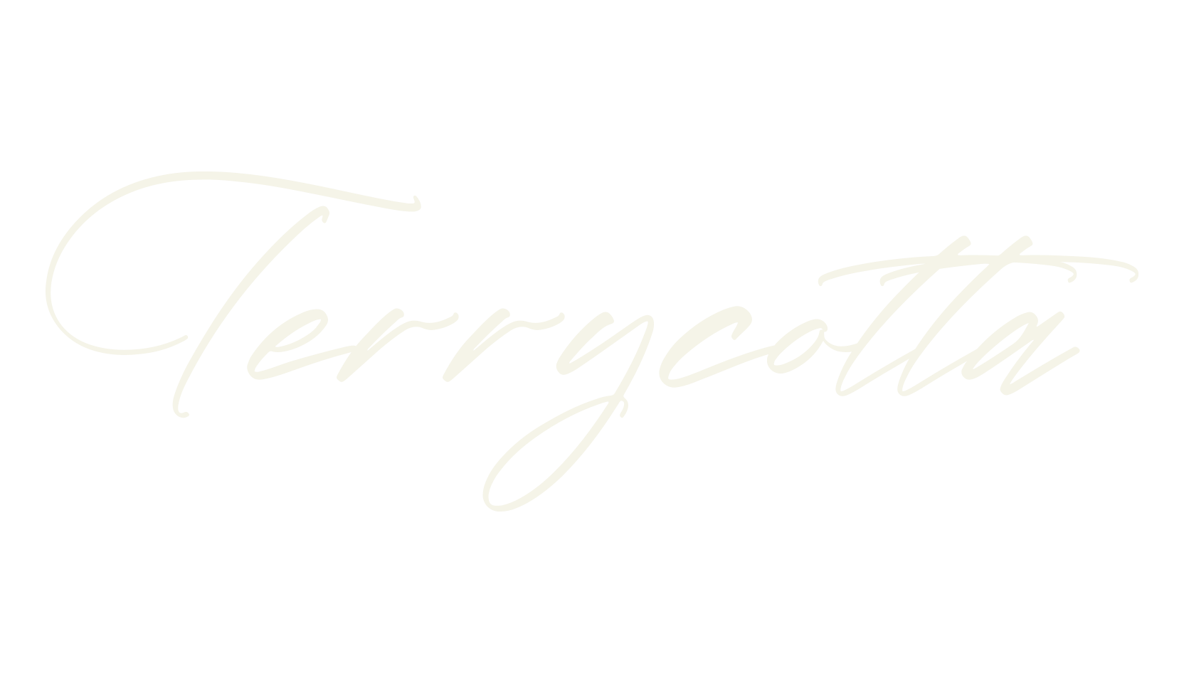 Terrycotta, script font preview