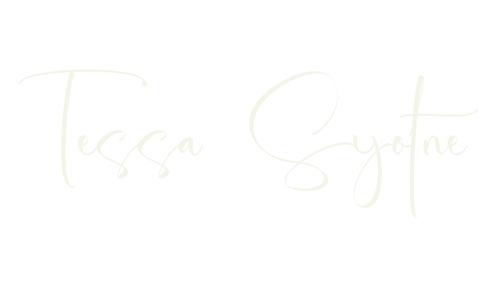 Tessa Syotne, calligraphy font preview