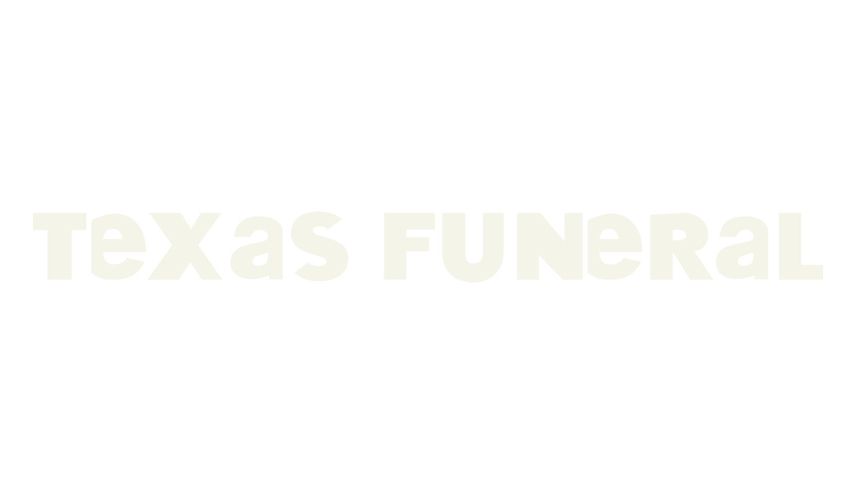 Texas Funeral, bold font preview