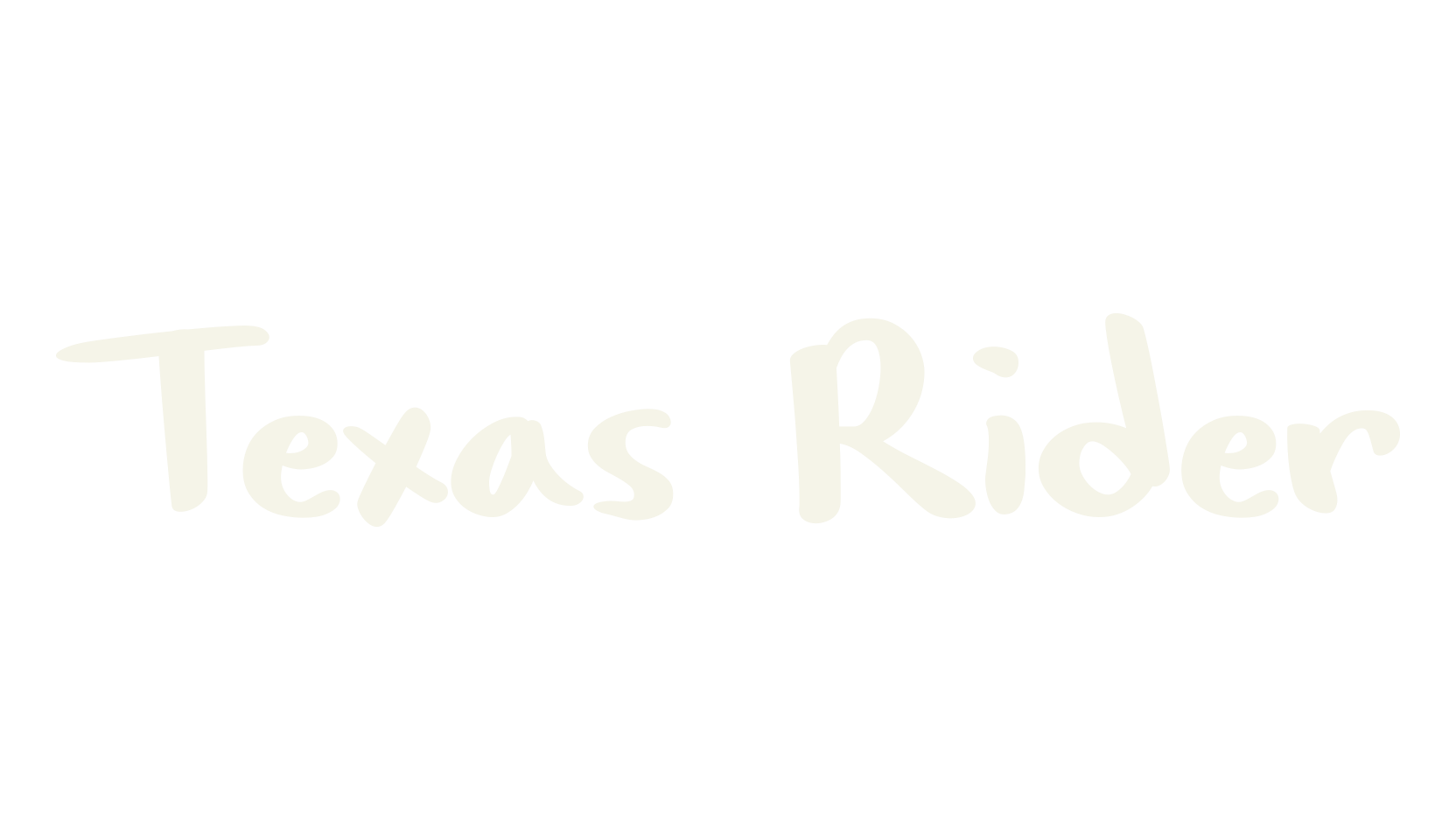 Texas Rider, display market font preview