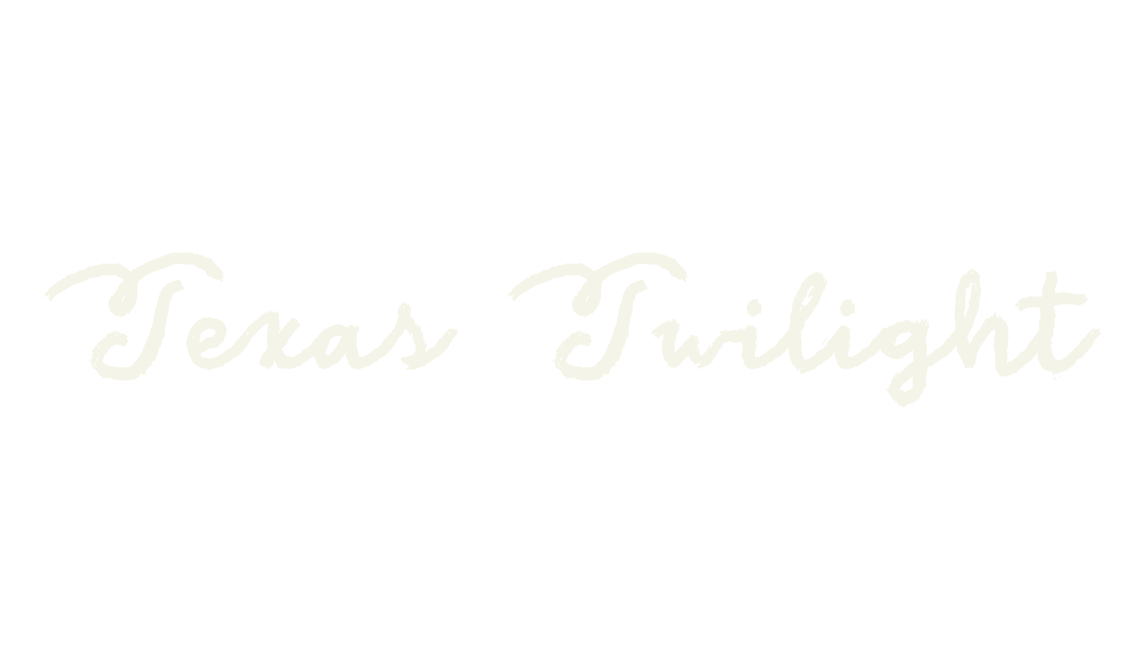 Texas Twilight, handwritten font preview