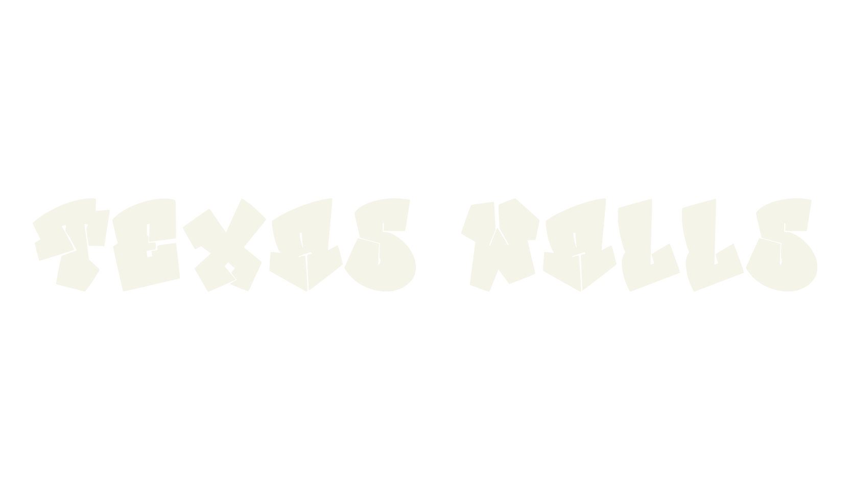 Texas Walls, graffiti font preview