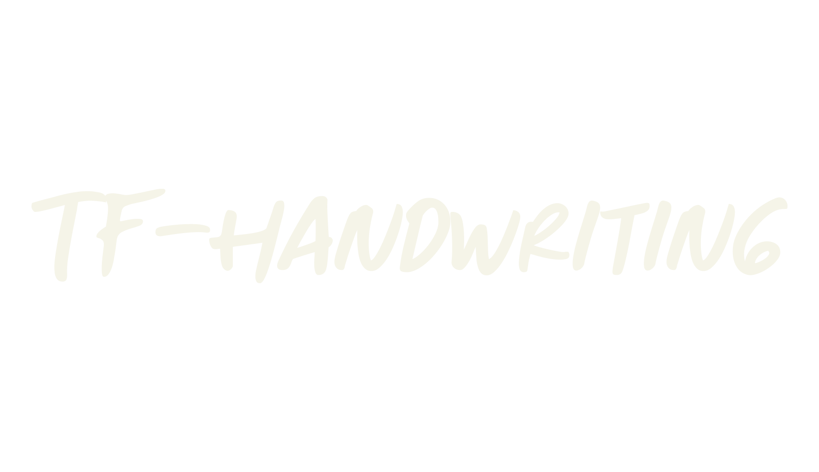 TF-Handwriting, handwriting font preview