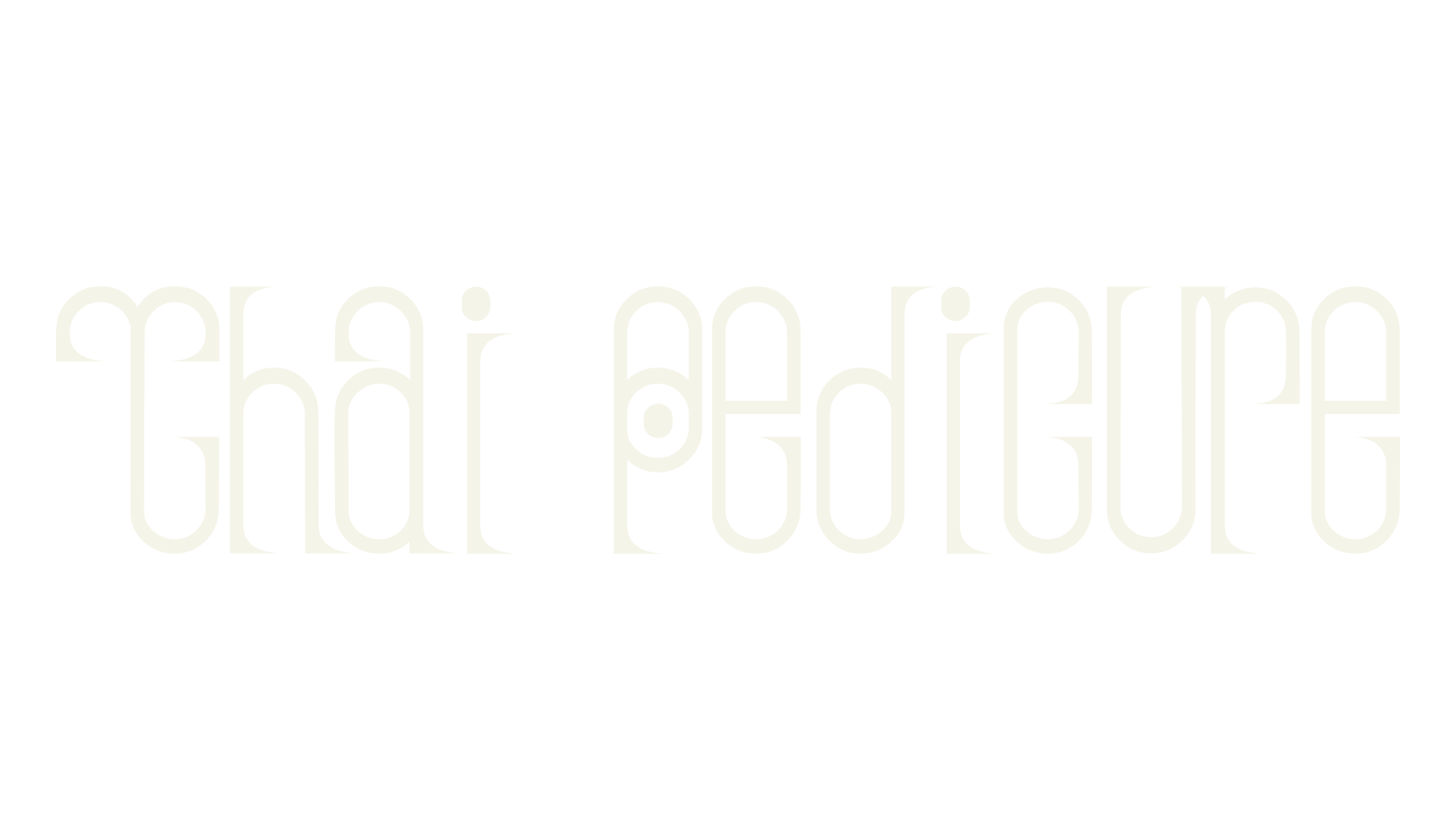Thai Pedicure, display market font preview