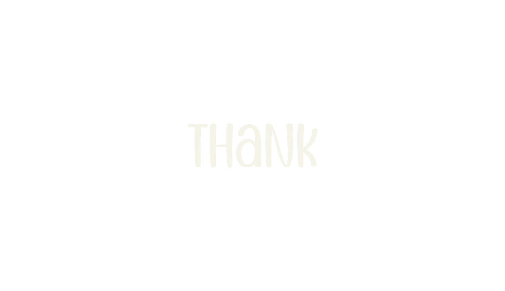 Thank, handwriting font preview