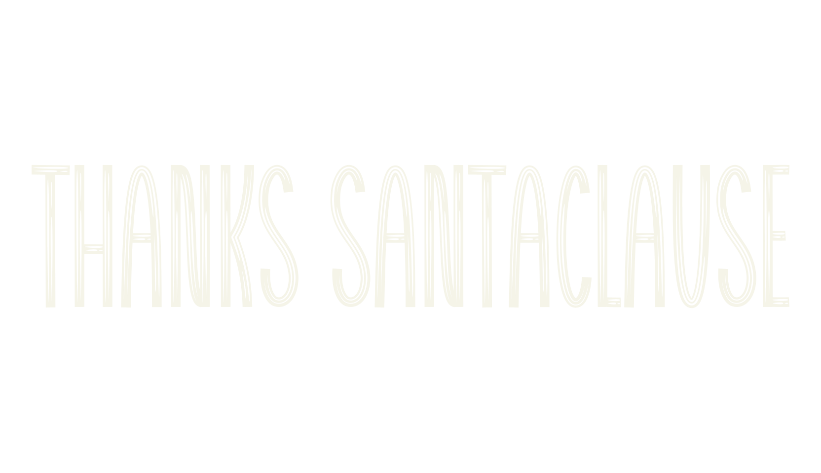 Thanks Santaclause, handwriting font preview