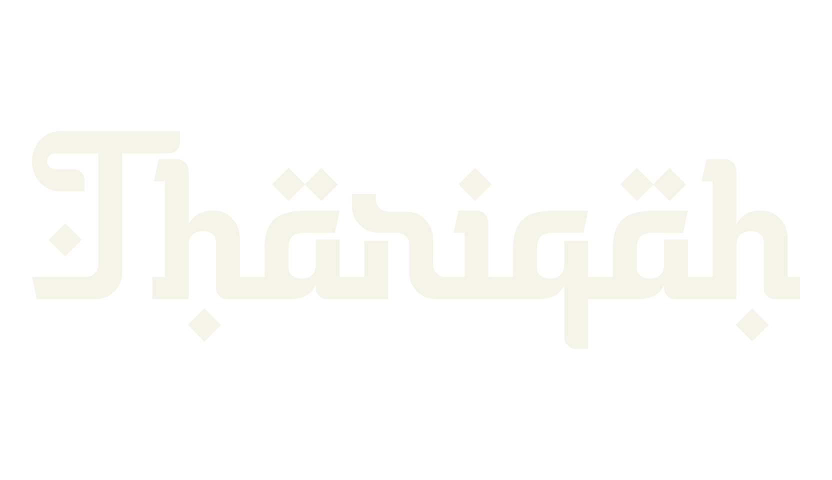 Thariqah, arabic font preview