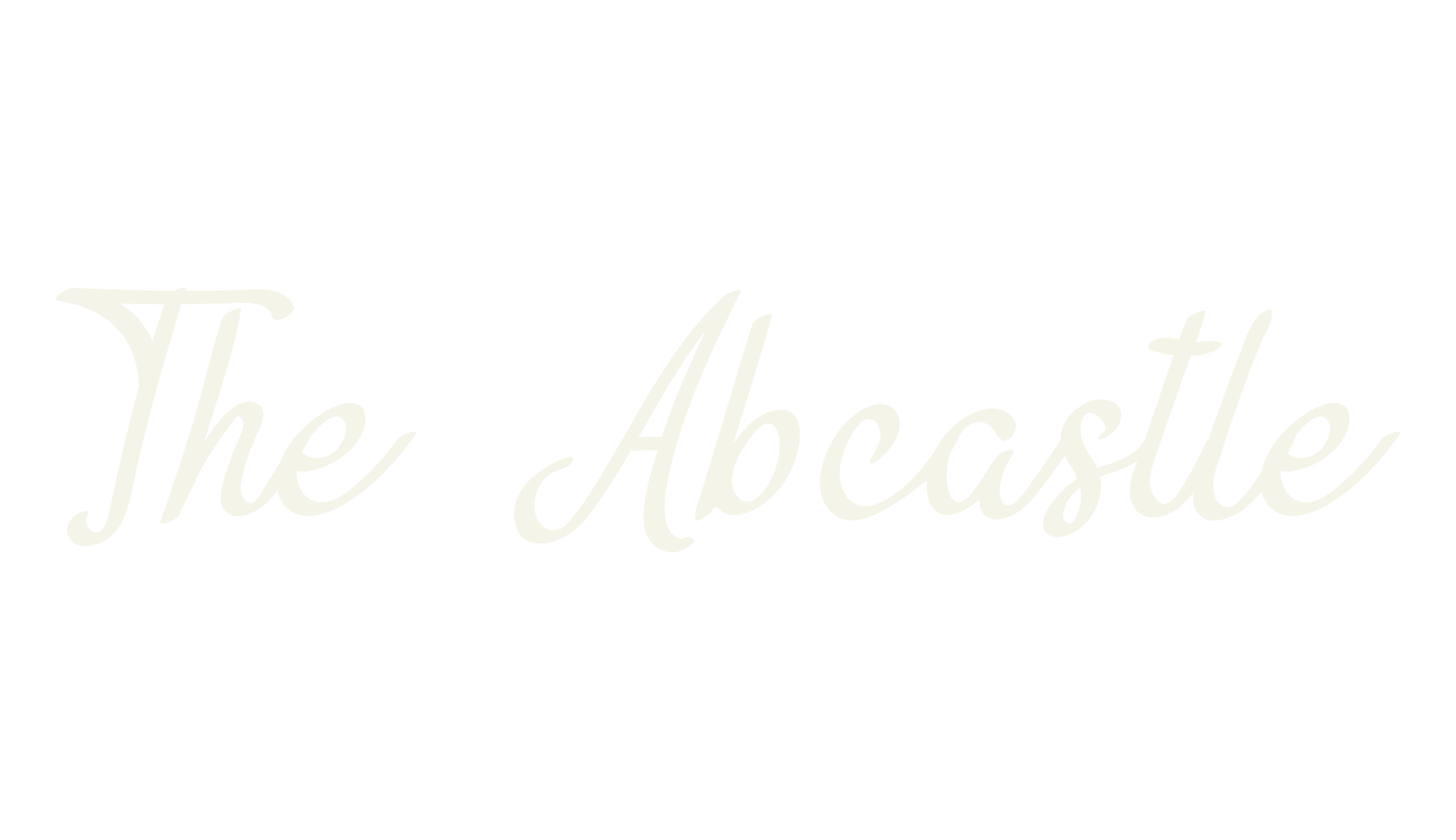 The Abcastle, lettering font preview