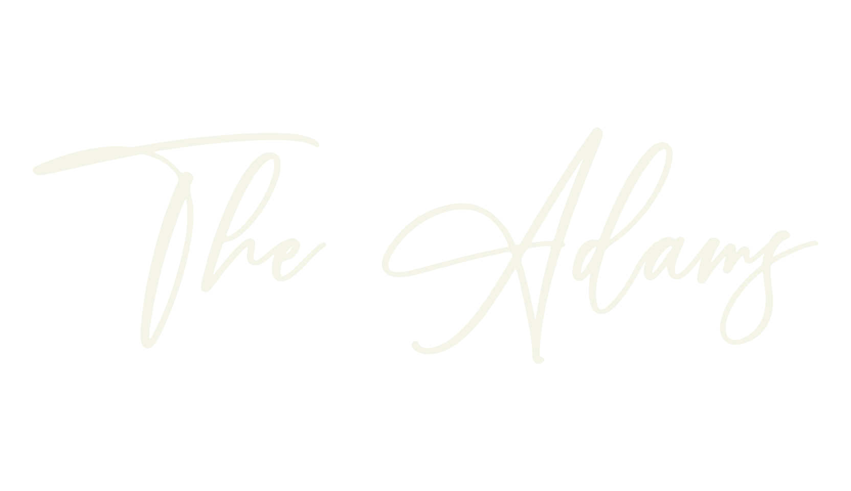The Adams, script font preview