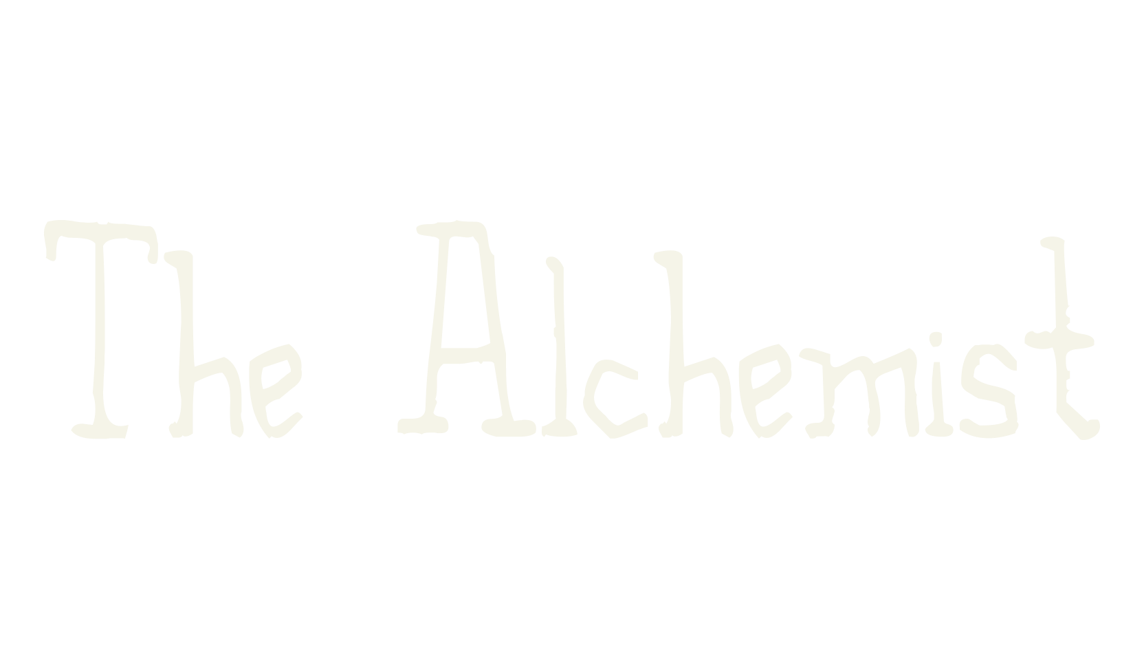 The Alchemist, serif font preview