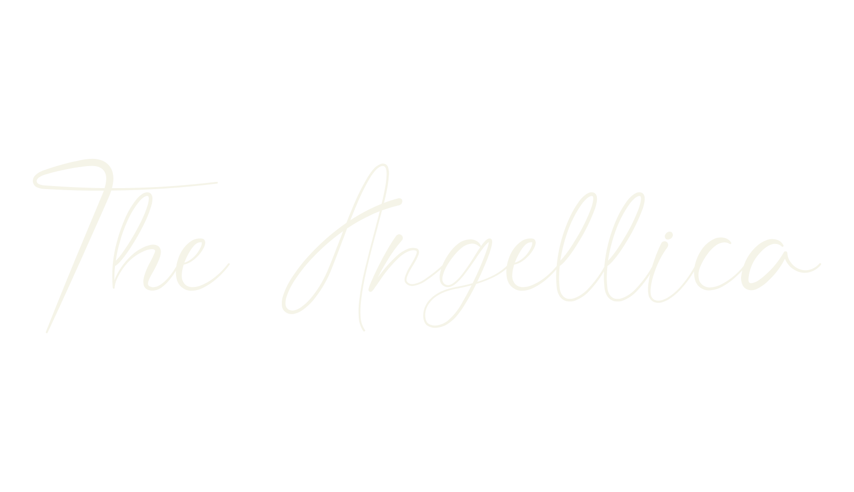 The Angellica, hand lettering font preview