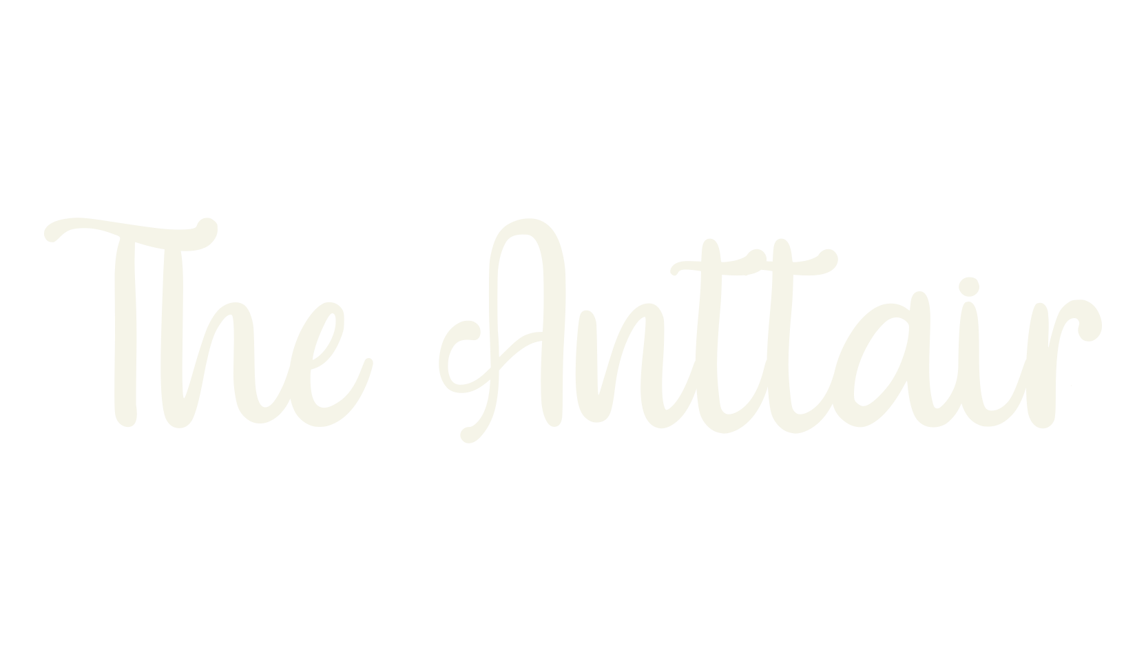 The Anttair, calligraphy font preview