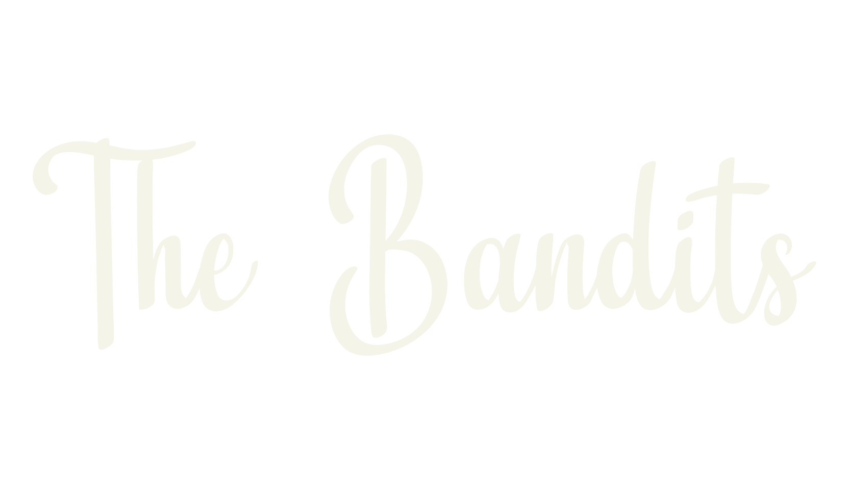 The Bandits, retro font preview