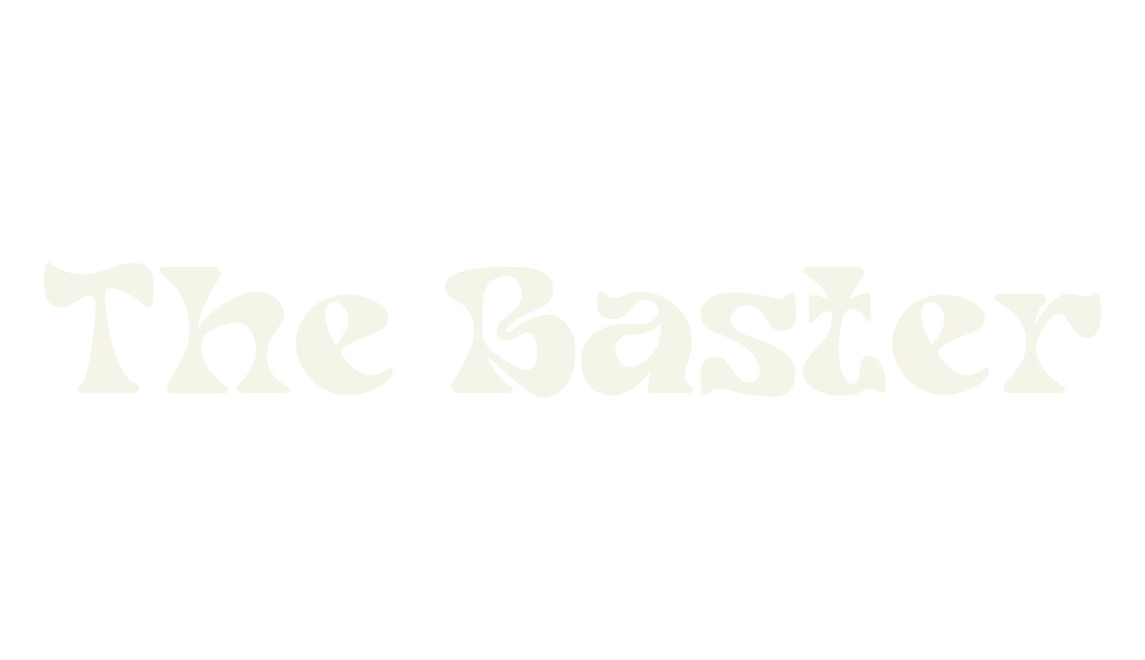The Baster, halloween font preview
