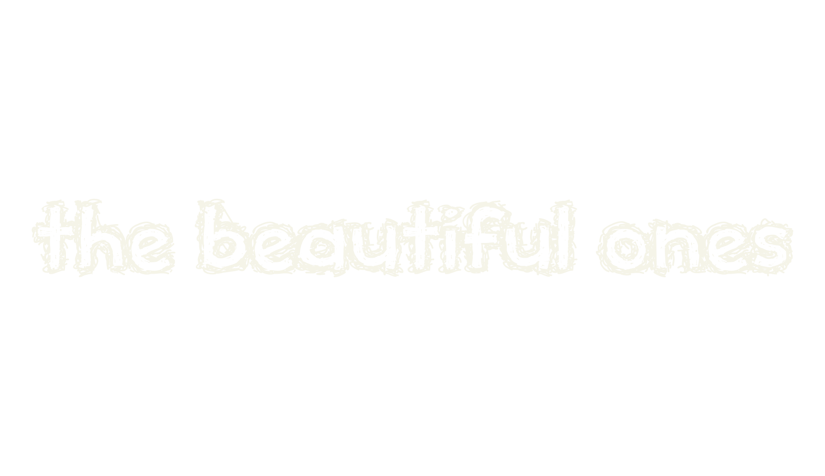 the beautiful ones, handwritten font preview