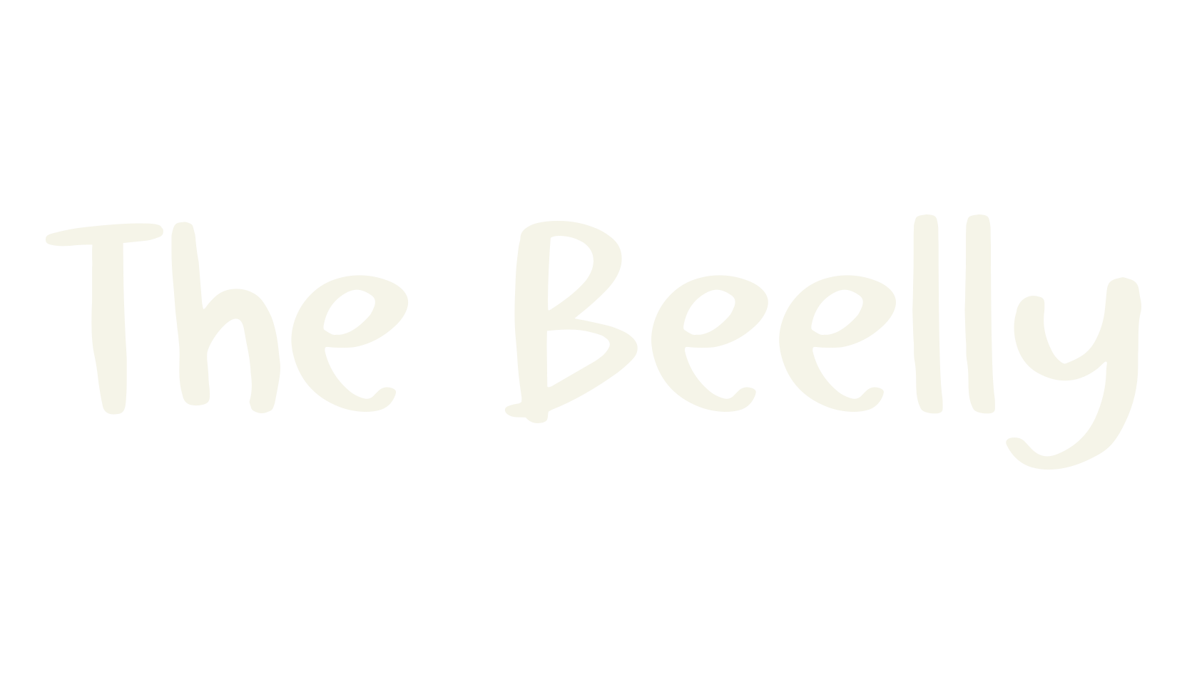 The Beelly, lettering font preview