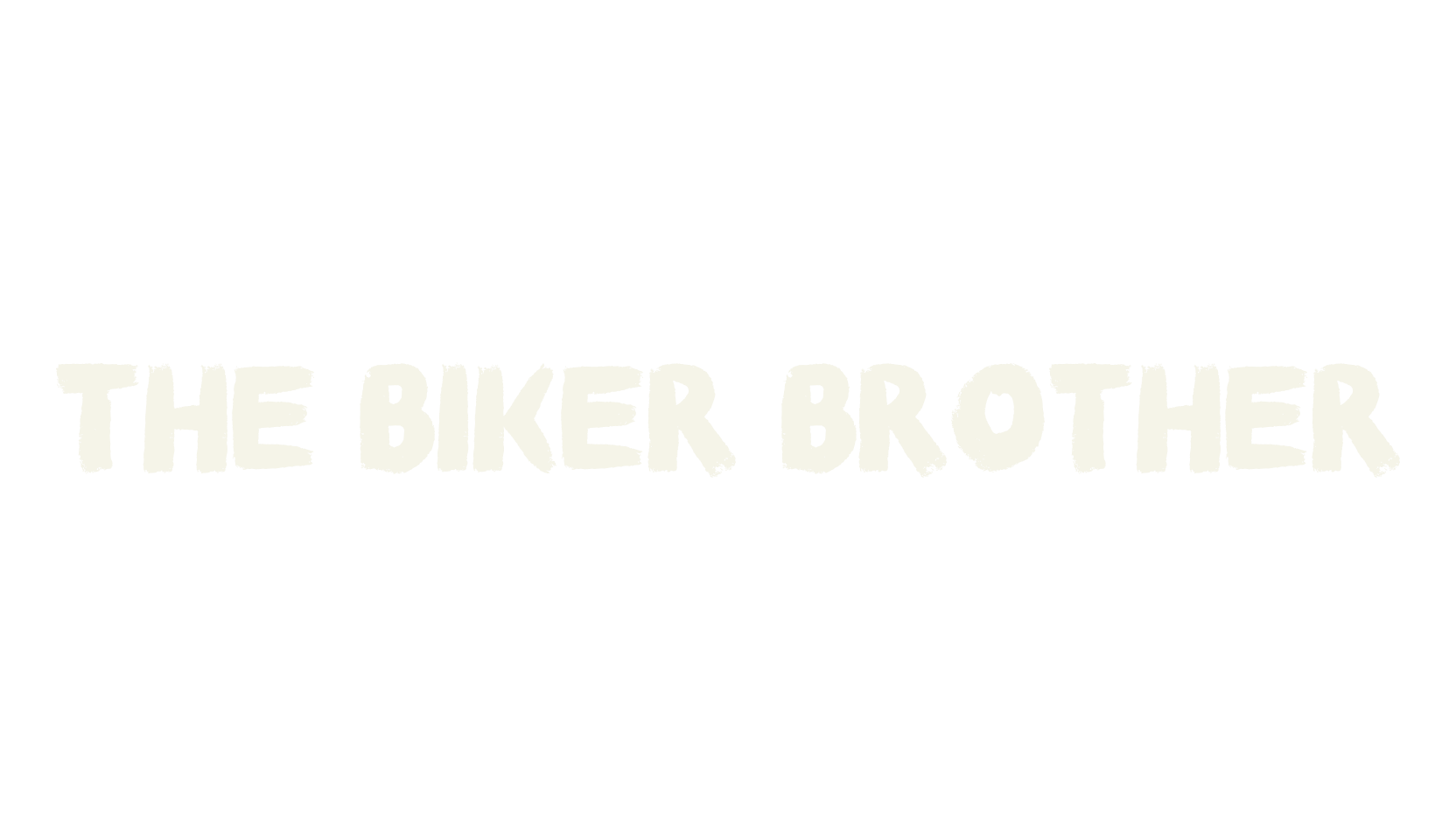 The Biker Brother, bold font preview