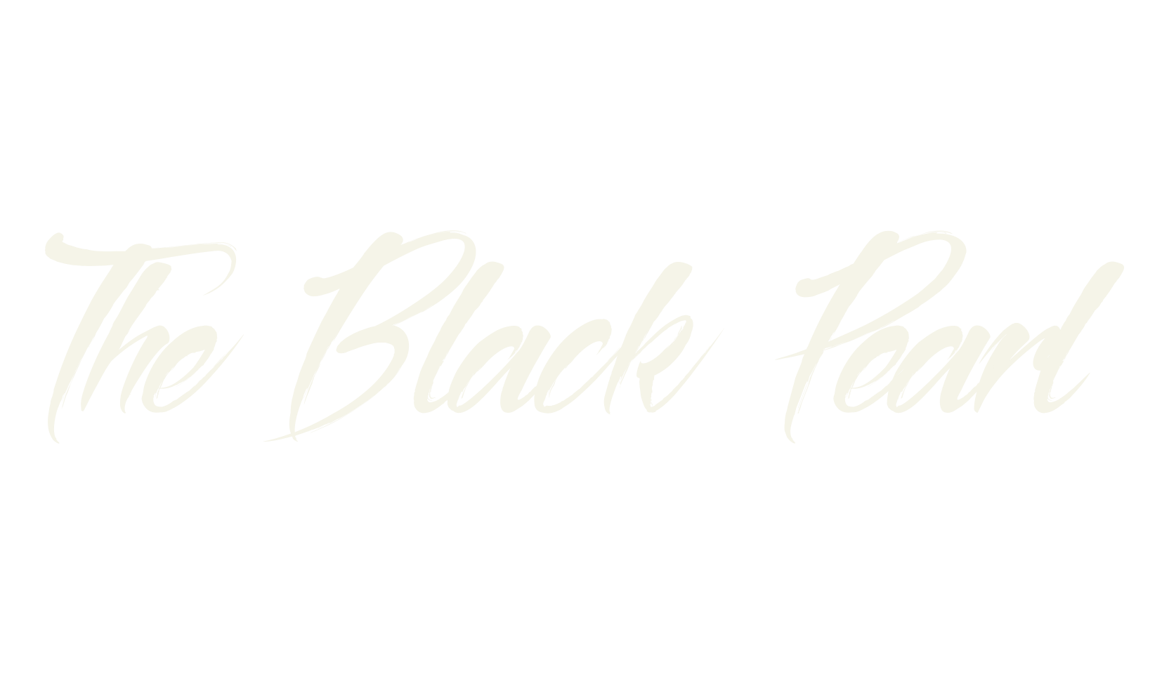 The Black Pearl, calligraphy font preview