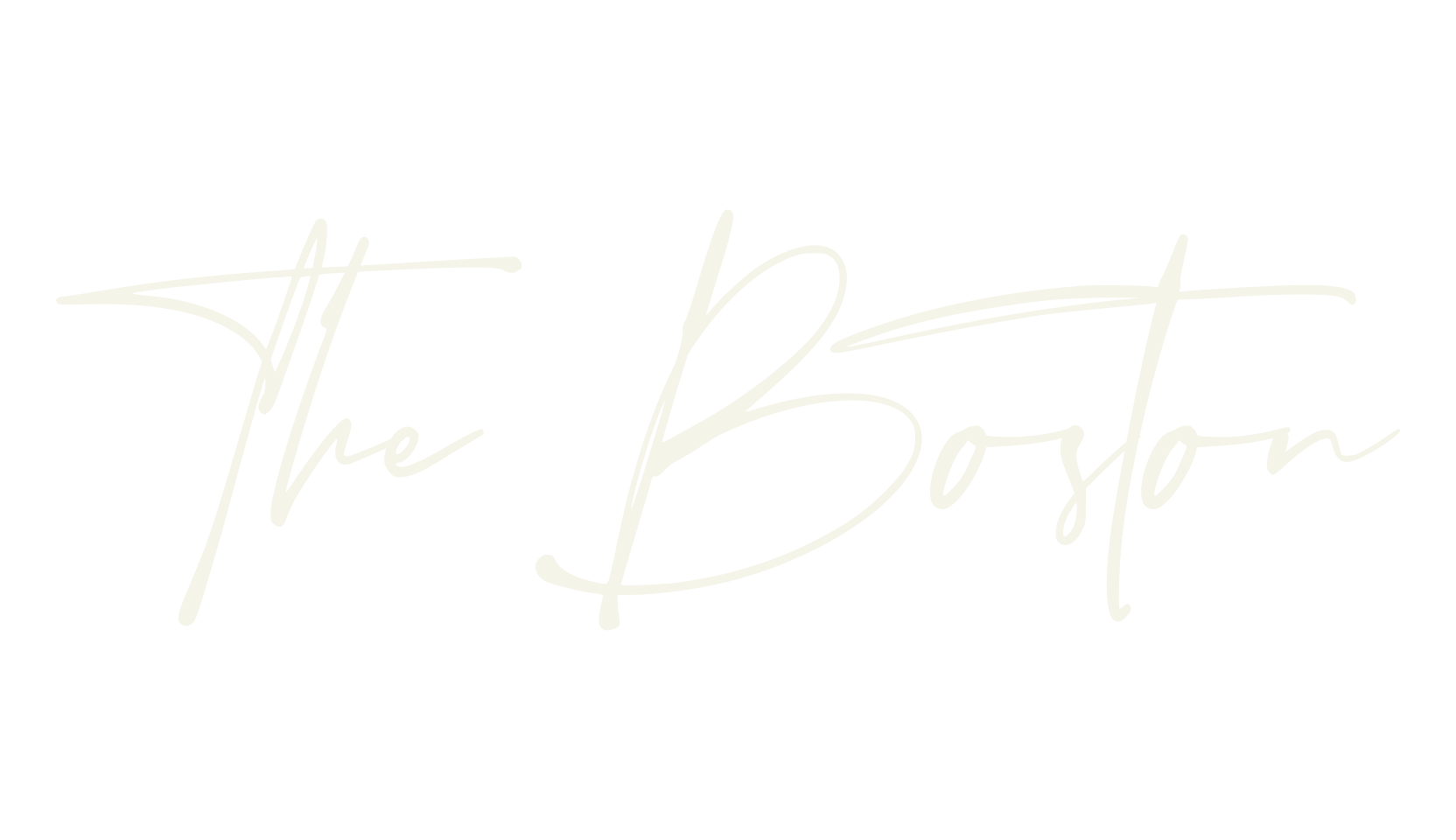 The Boston, calligraphy font preview