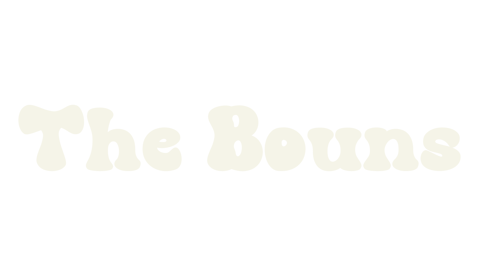 The Bouns, cartoon font preview