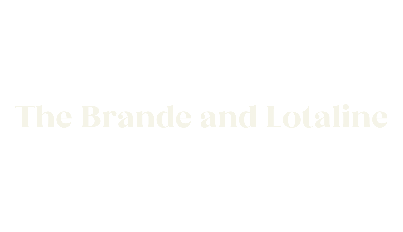 The Brande and Lotaline, bold font preview