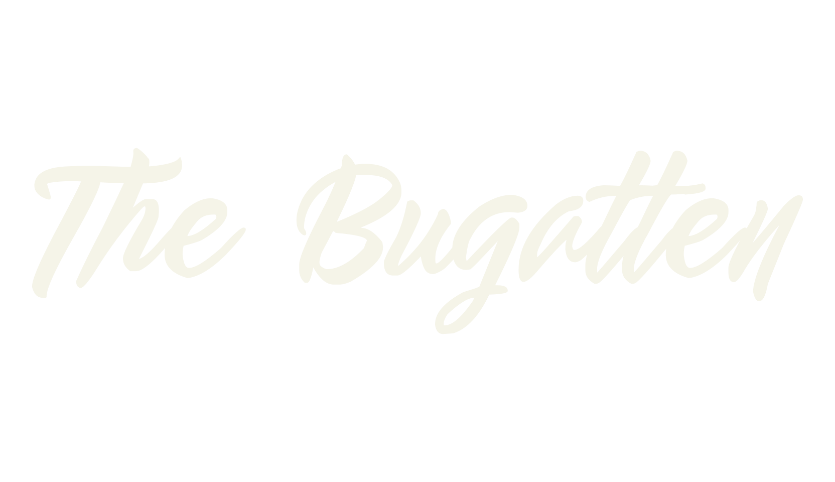The Bugatten, retro font preview