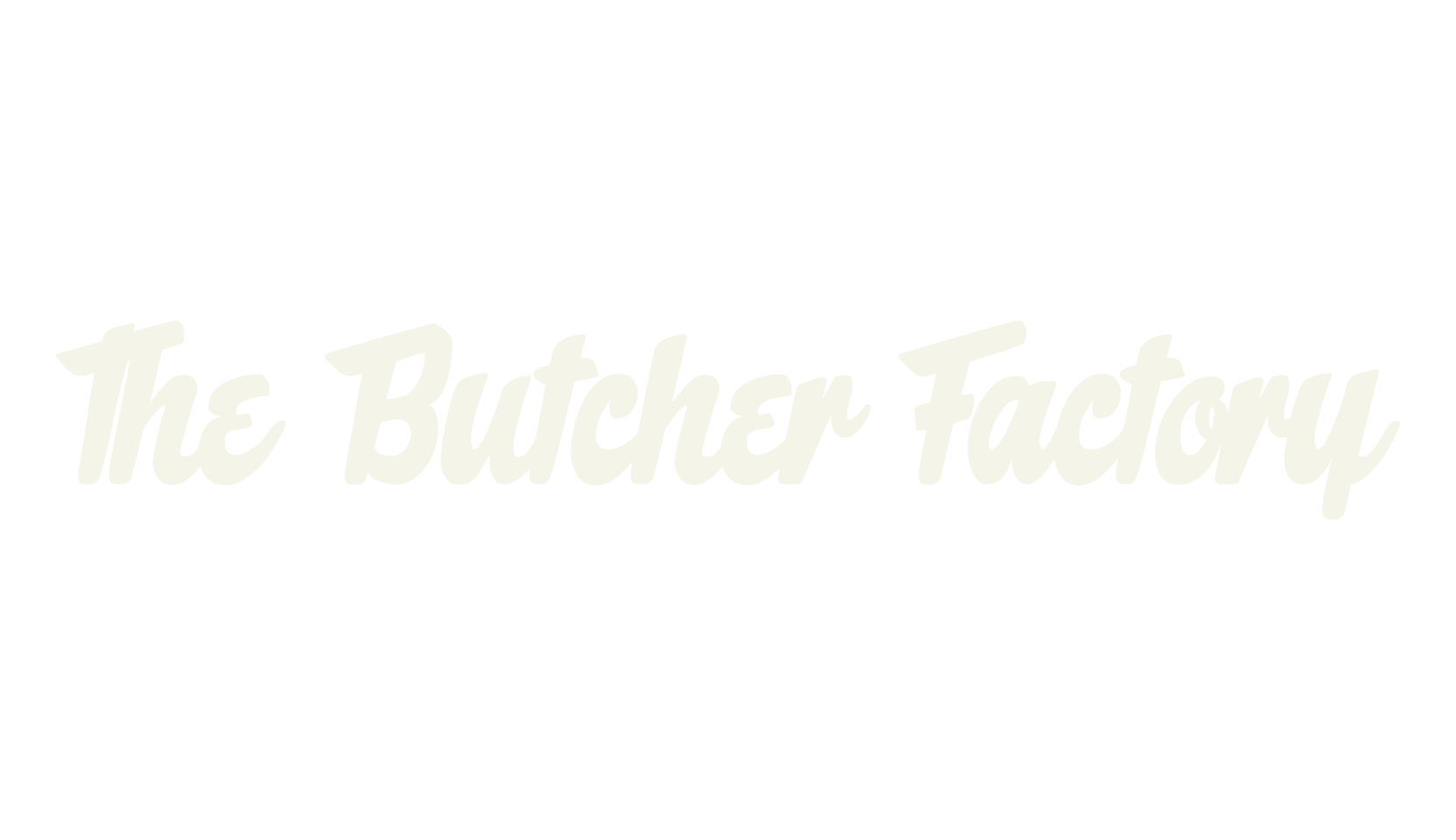 The Butcher Factory, brush font preview