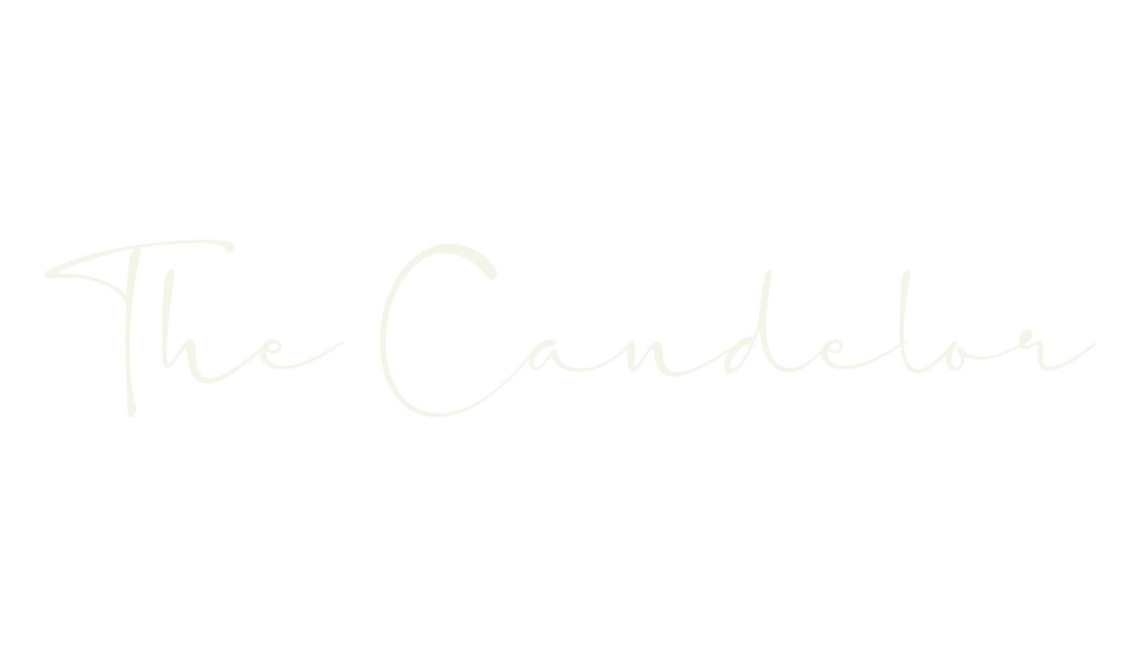 The Candelor, cursive font preview