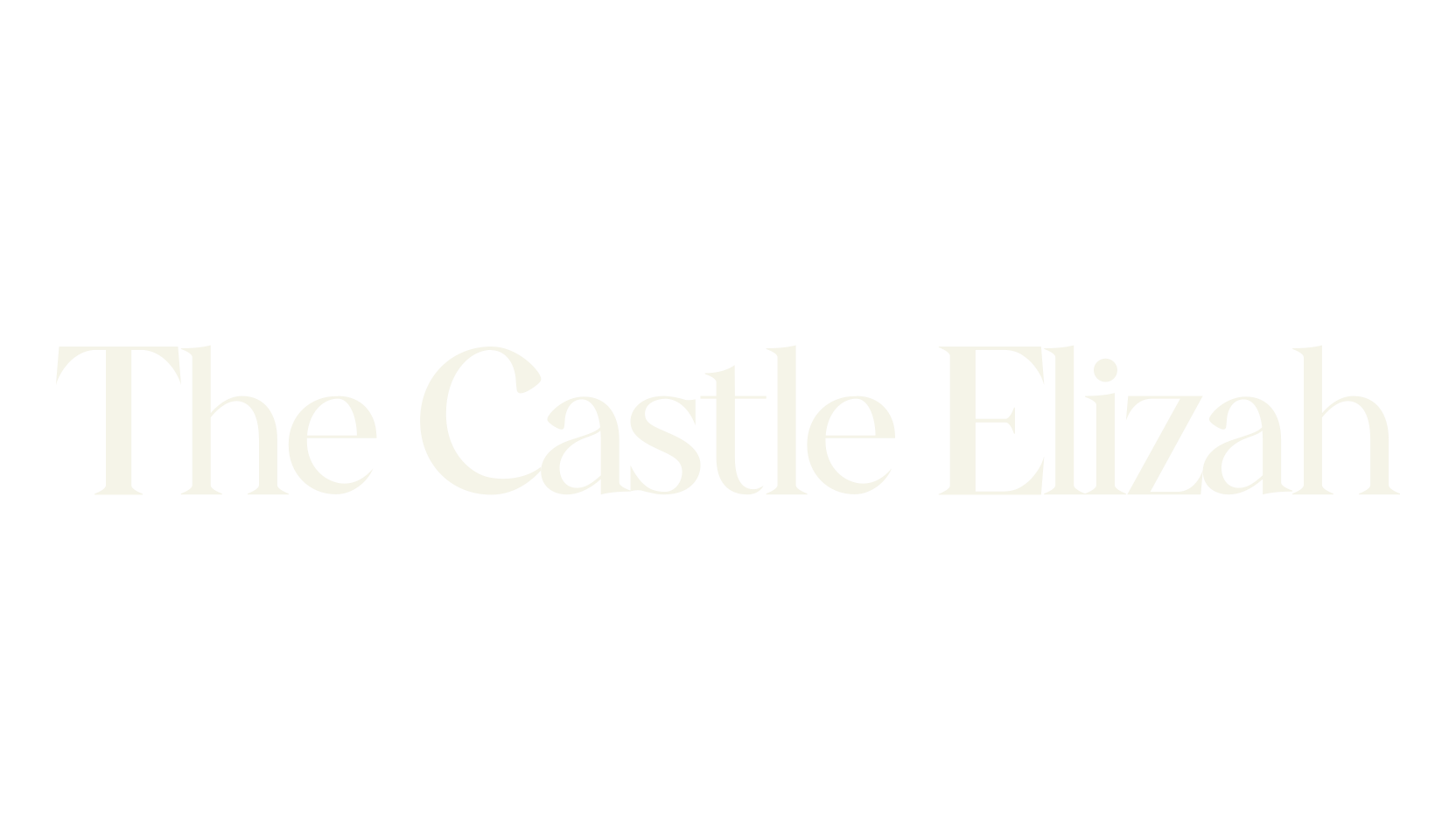 The Castle Elizah, serif font preview