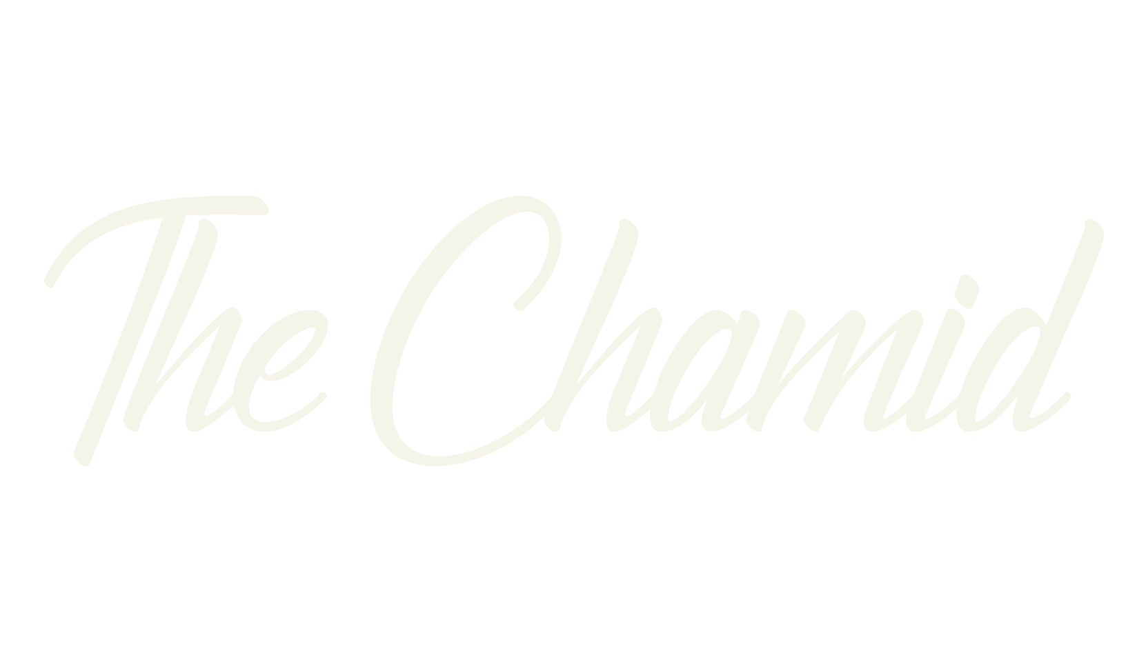 The Chamid, lettering font preview