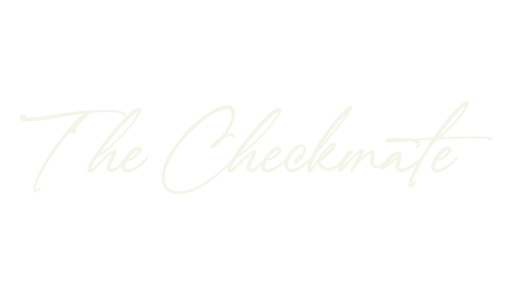 The Checkmate, fashion sign font preview