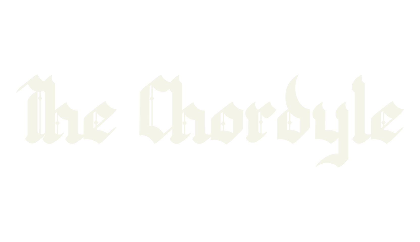 The Chordyle, old english font preview