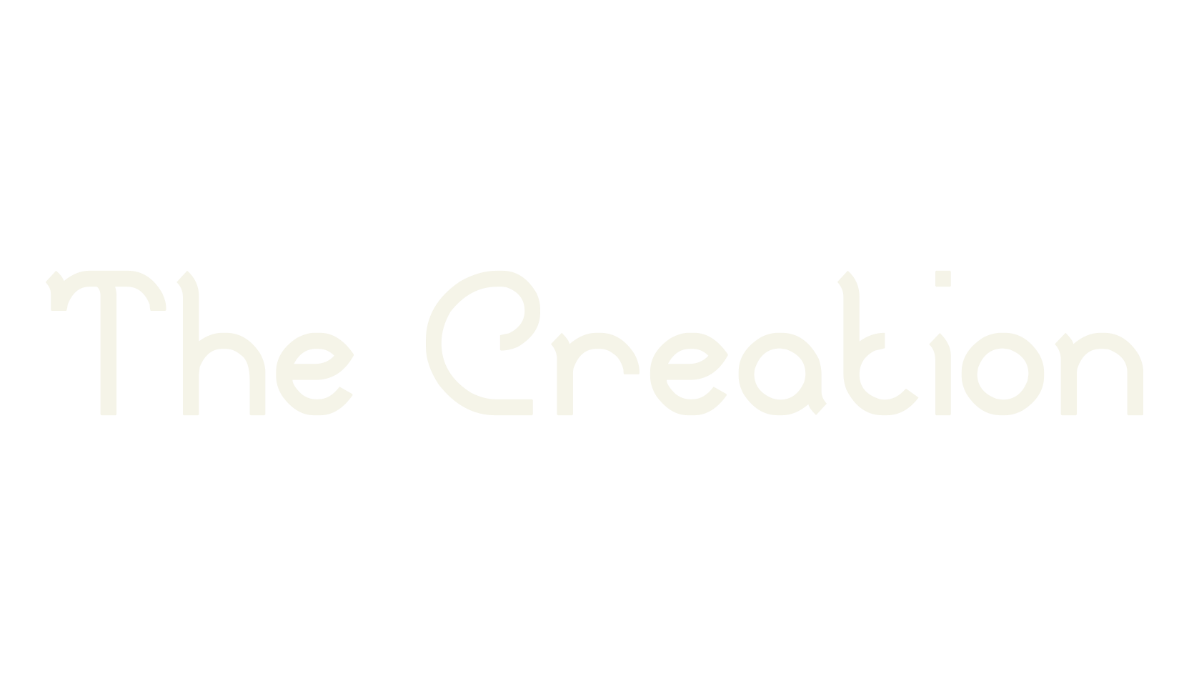 The Creation, display market font preview