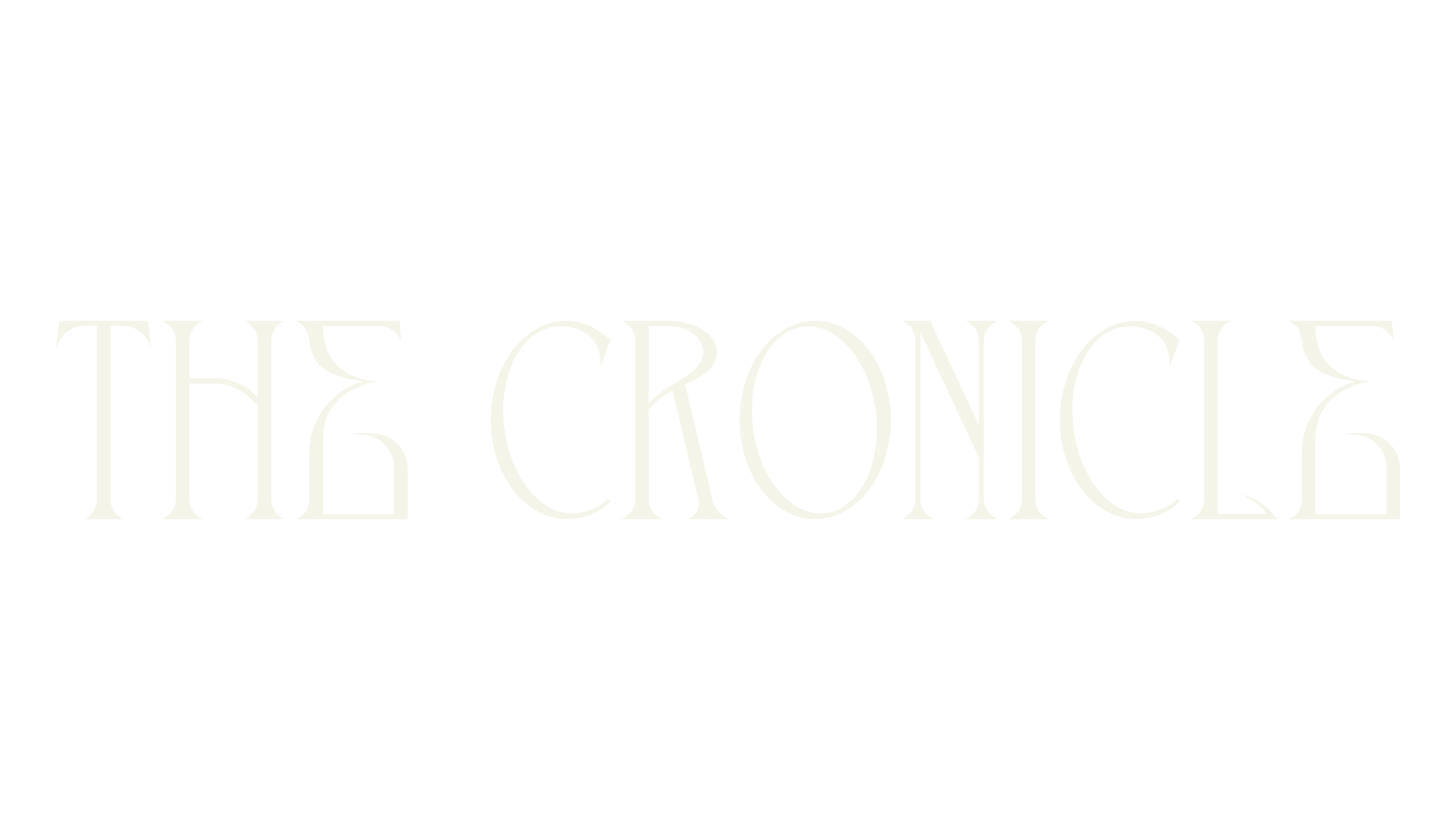 THE CRONICLE, serif font preview