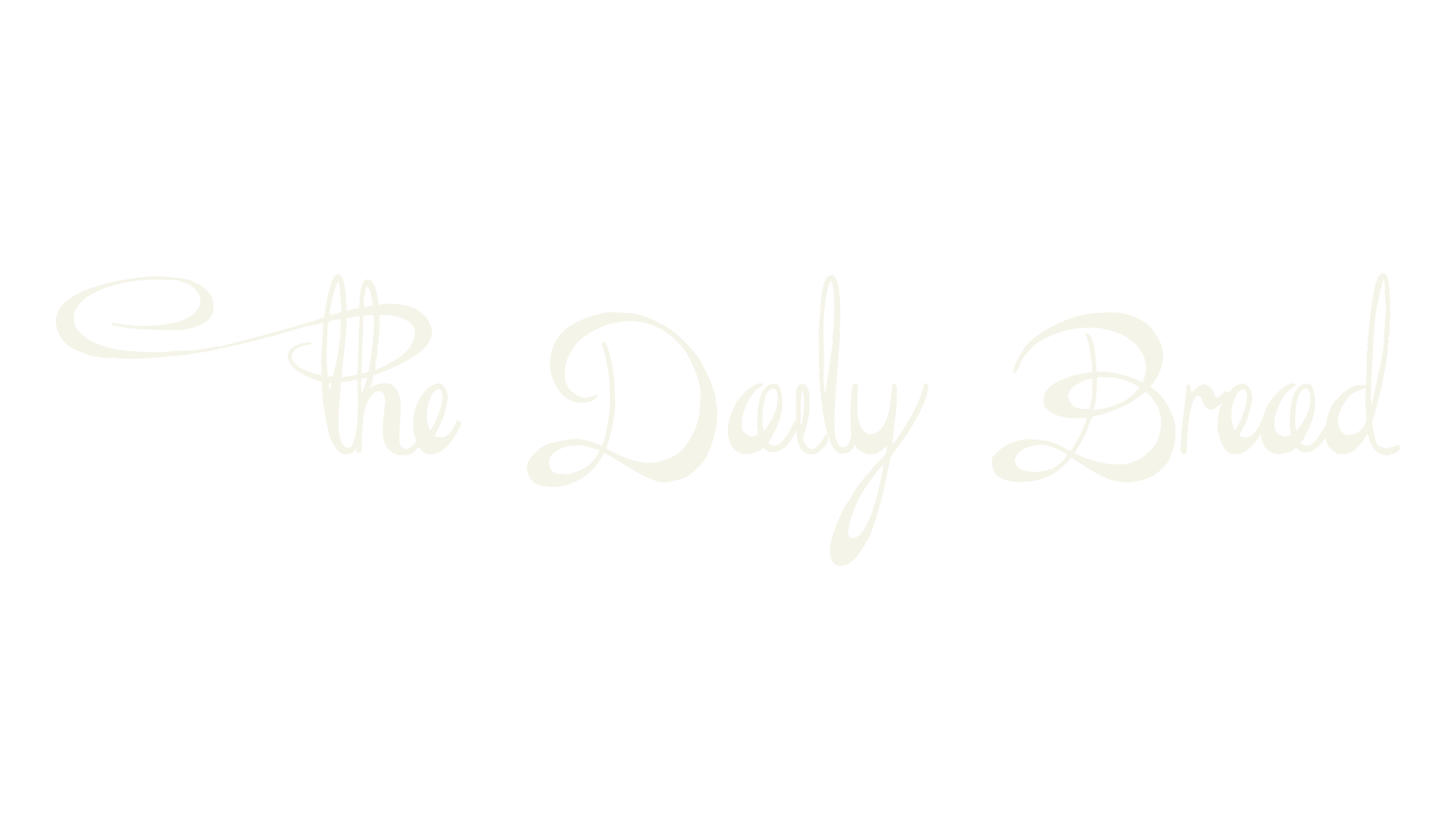 the Daily Bread, fashion script font preview