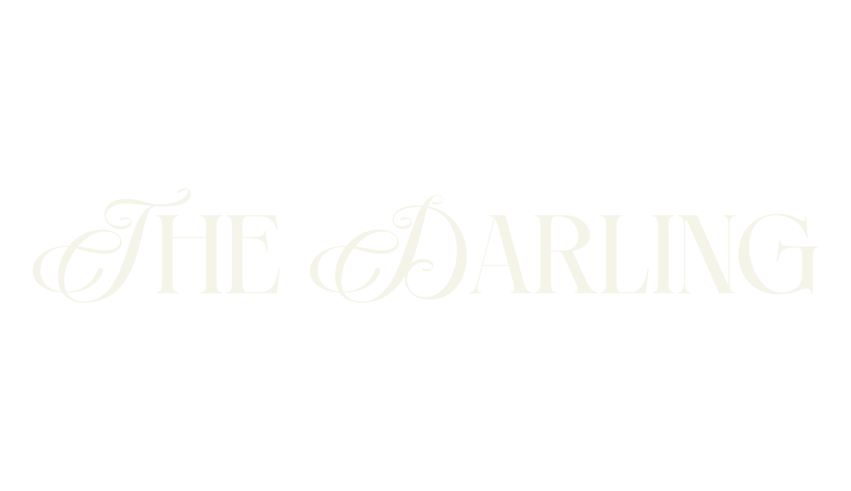 The Darling, lettering font preview