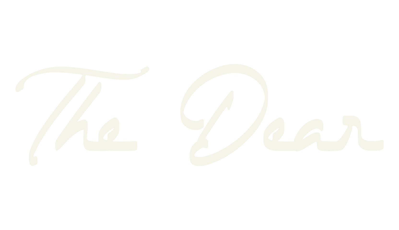 The Dear, display market font preview