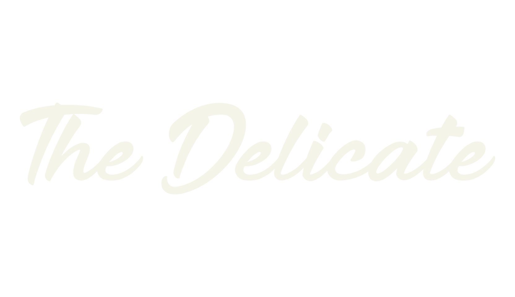 The Delicate, typography font preview