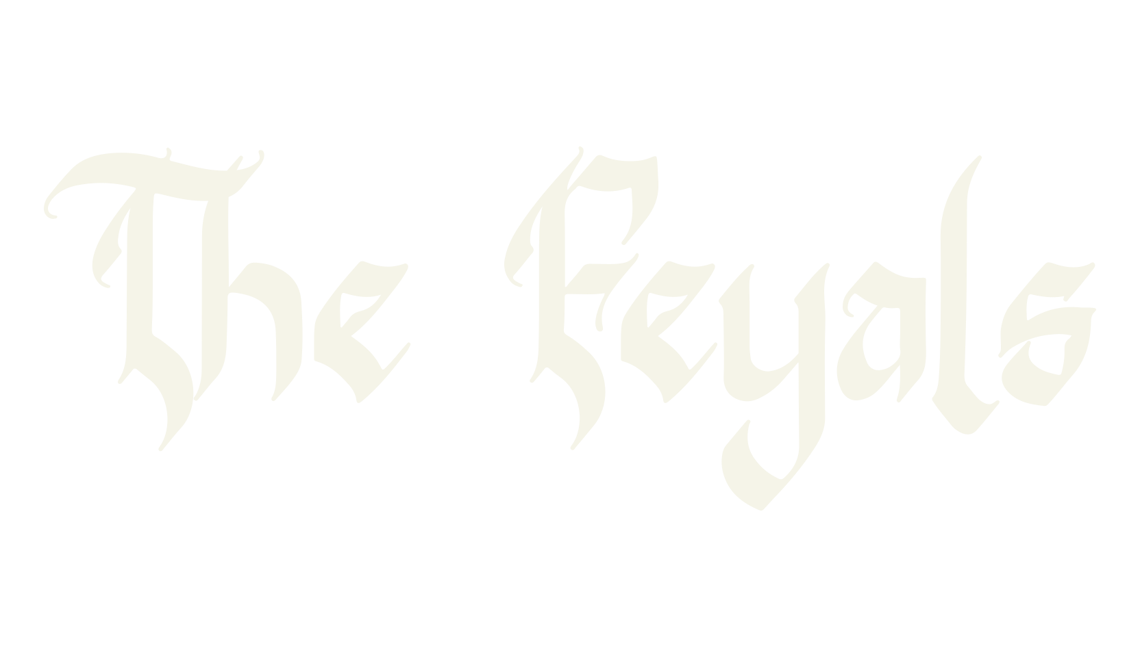 The Feyals, tattoo font preview