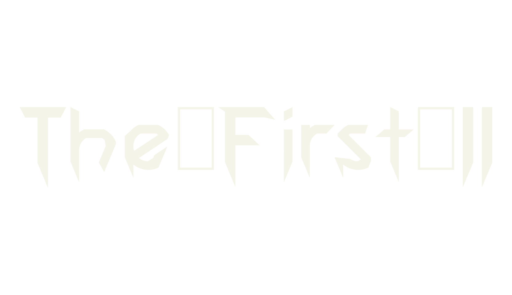 The First II, fantasy font preview