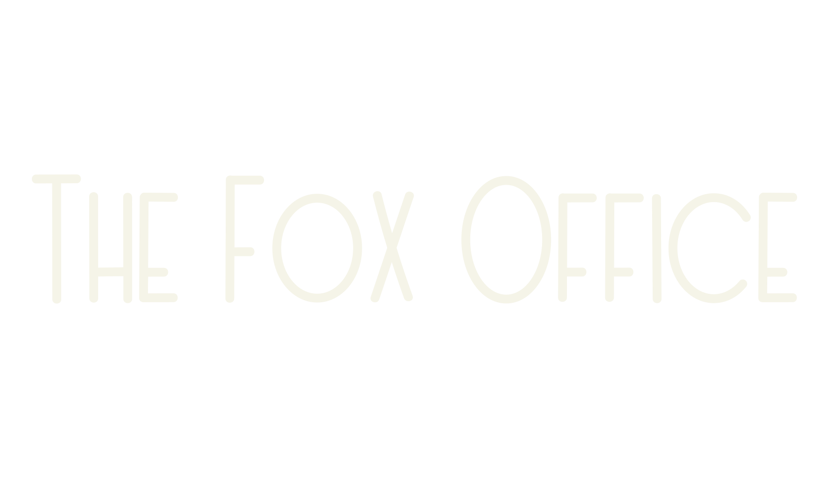 The Fox Office, children font preview
